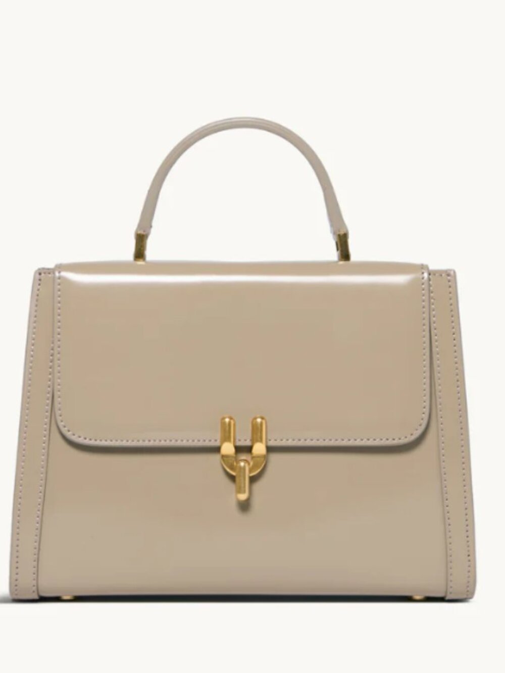 Leo et Violette - Le Laurence - Greige patent leather